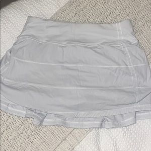 White lululemon skirt